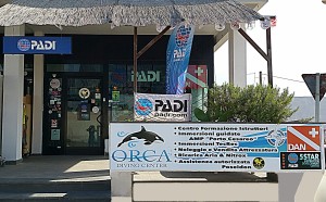 Padi Istruttore orca diving center ingresso 