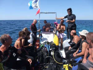 Briefing pre immersione orva diving center