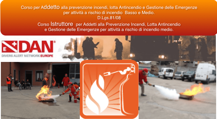 corso antincendio basso e nedio rischio dan