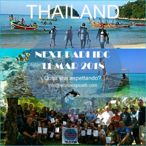 PADI IDC THAILANDIA ITALIANO