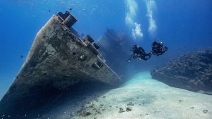 Wreck diver specialty orca diving center