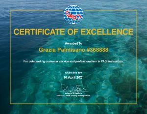 Certificate Palmisano Grazia